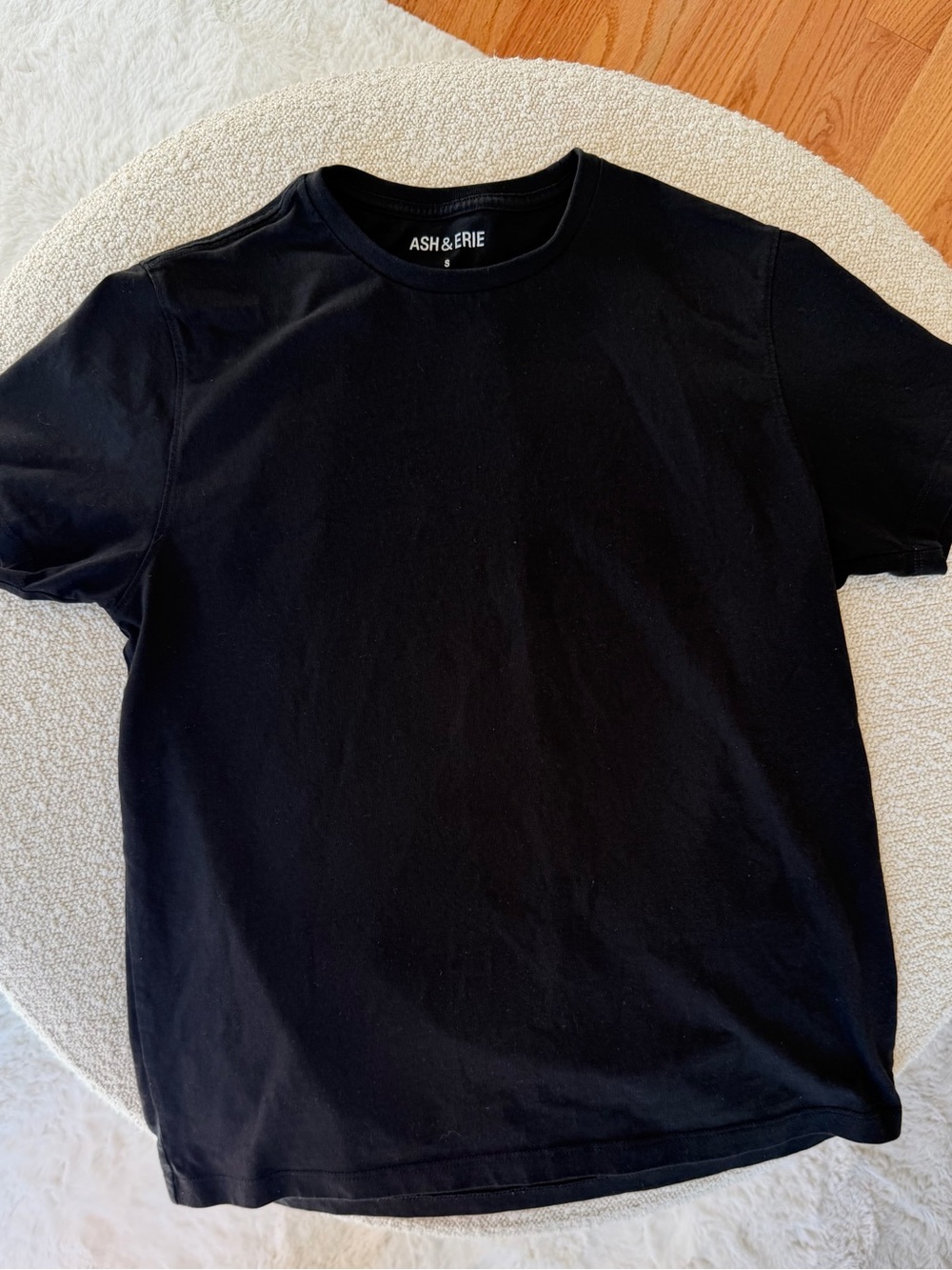 ASH & ERIE Men's Black Crewneck Short Sleeve Tee Size S